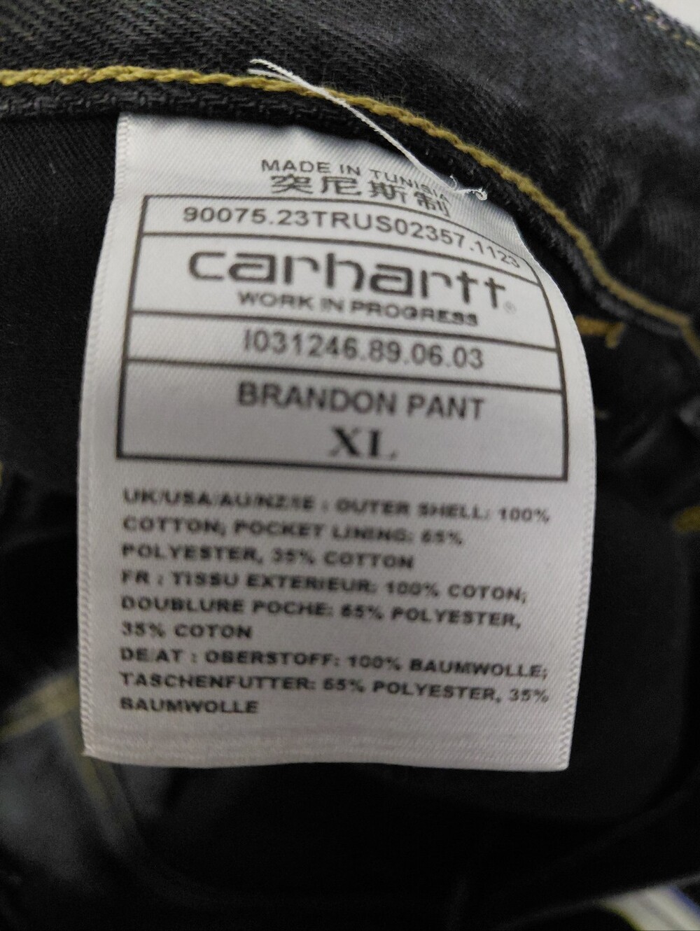 Carharrt Brandon Pant100% Cotton 'Smith' Denim Jeans - Picture 9 of 9